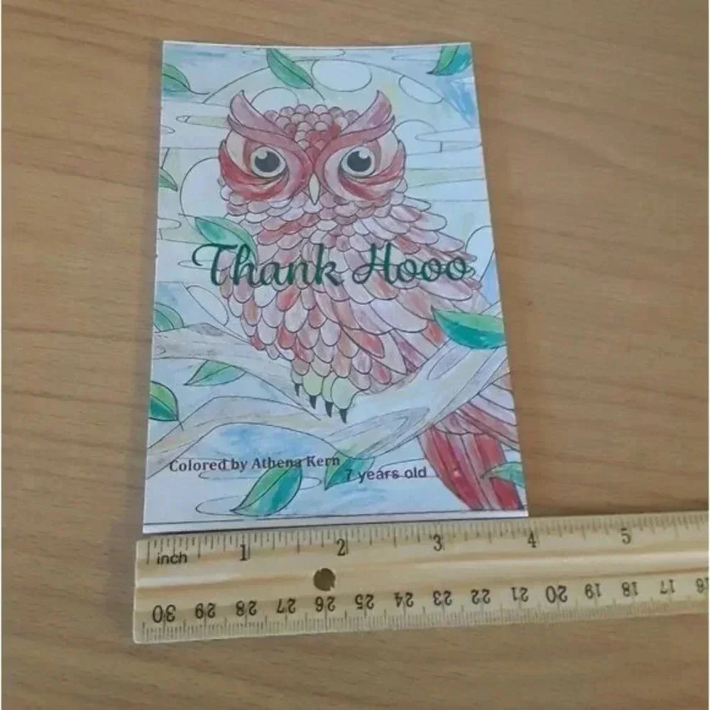 Unique Custom Printed Thank You Cards | Owl